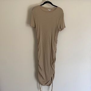Cotton on Ruched Midi Dress Size L